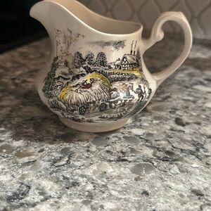 Yorkshire made in Staffordshire England genuine hand engraving ironstone